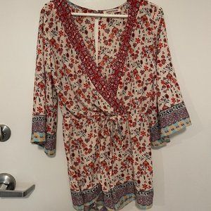 Jealous Tomato Floral Romper